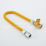 CSA gas connector 100-3038-L W yellow coated